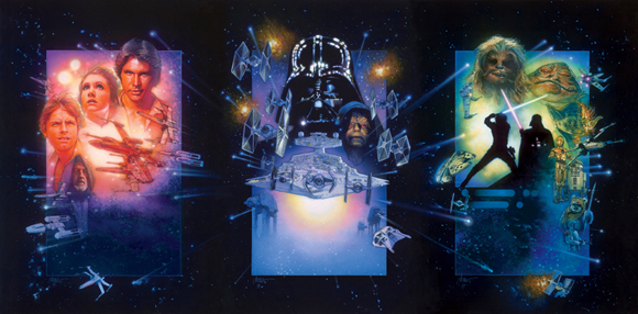 Star Wars Trilogy 850 pic on Design You Trust Star Wars Trilogy 850 Drew Struzan