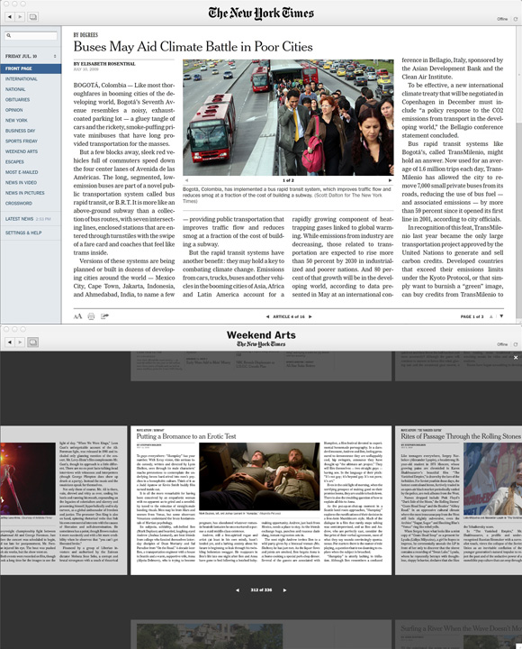 TimesReader 580 A Week with Times Reader 2.0