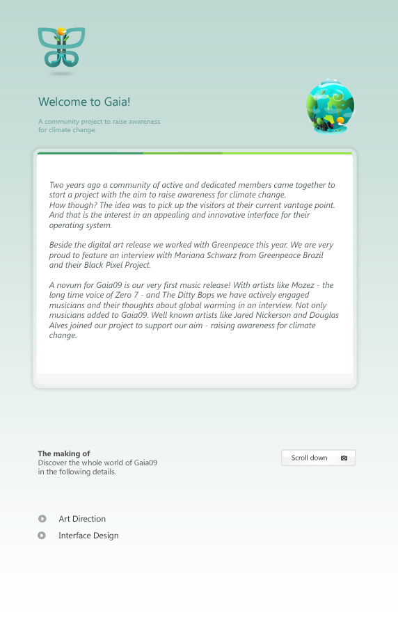 Unbenannt1 pic on Design You Trust Unbenannt1 Gaia09 A community project to raise awareness for climate change
