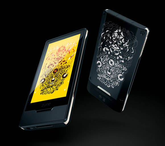 ZO Black Junichi pic on Design You Trust ZO Black Junichi ZUNE original artist series design by Junichi Tsuneoka