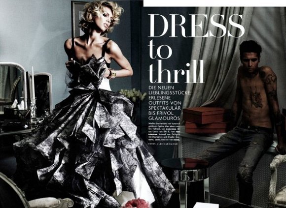 anjarubik voguegermanyseptember2009 dressedtothrill dyt1 pic on Design You Trust anjarubik voguegermanyseptember2009 dressedtothrill dyt1 Anja Rubik in Dress to Thrill: Vogue Germany 2009