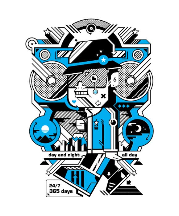 daily boombox sticker pic on Design You Trust daily boombox sticker Daily Boom Box