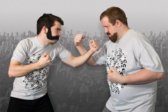 dapper fight pic on Design You Trust dapper fight Dapper Men or 141 Dudes with Facial Hair Tshirt