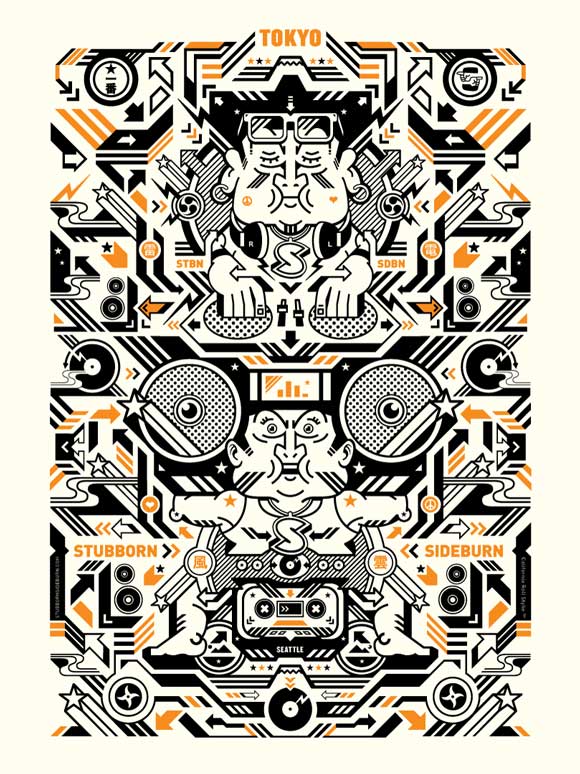 dyt stubbornsideburn pic on Design You Trust dyt stubbornsideburn NEW POSTER: Japanesque Musique