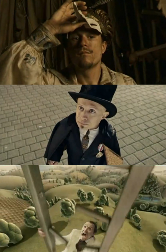 fdoogggdgscopy THE IMAGINARIUM OF DOCTOR PARNASSUS TRAILER Starring Heath Ledger and Featuriung Johnny Depp.