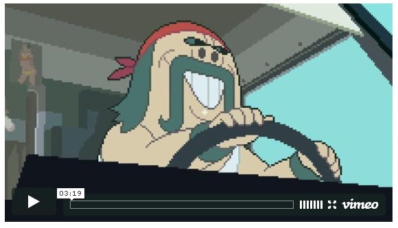 Truckers Delight by Flairs Masterpiece of 8 Bit Videoart flairstruckersdelightvideo Truckers Delight by Flairs Masterpiece of 8 Bit Videoart