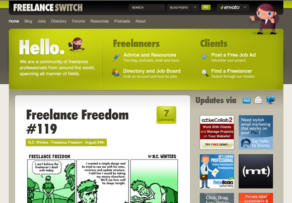 freelancesw 01 Inspired Interview: Derek Herman – The Man Who Built The Envato Websites