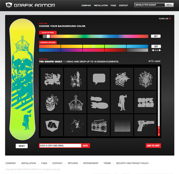 ga lab 02 pic on Design You Trust ga lab 02 Artist Series Snowboard Decals