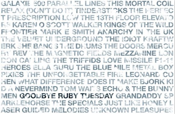 goodbye ruby white 02 Coulson Macleod Limited Edition Typographic Art