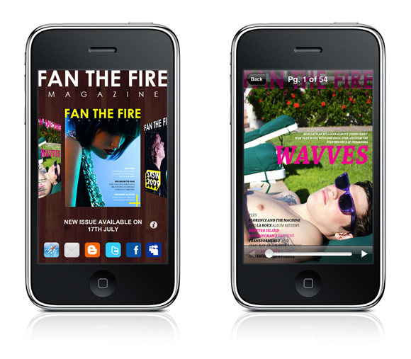 Fan The Fire Magazine iPhone app mix1 Fan The Fire Magazine iPhone app