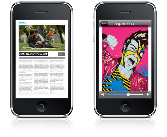 Fan The Fire Magazine iPhone app mix2cut Fan The Fire Magazine iPhone app
