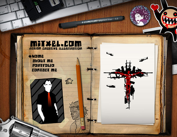 mixtel Web Design Trend Hunting   The Messy Desk: Examples & Best Practices