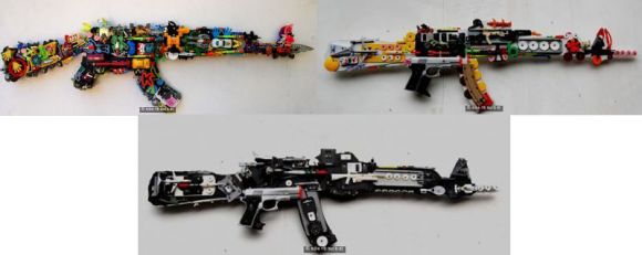 robertbradfordrecycledtoys4 pic on Design You Trust robertbradfordrecycledtoys4 Recycled Toy Sculpture