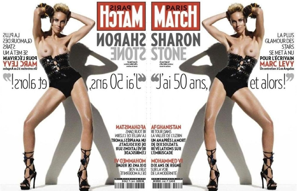 sharon Sharon Stone x Paris Match