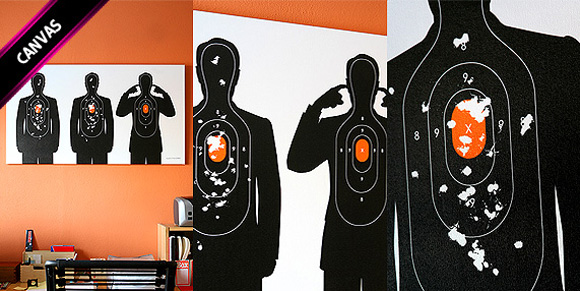 shooting target 04 Shooting Target   t shirt print by Supermandolini