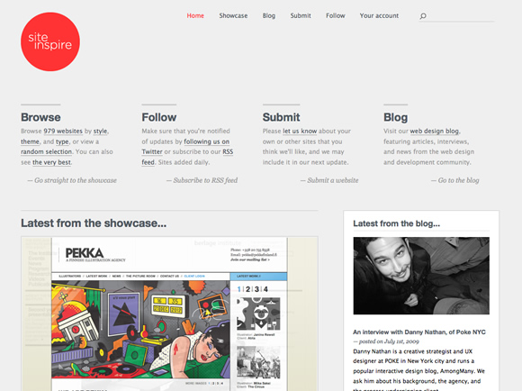 Web Design Trend Hunting – The Circle As A Design Fetish & 20 Fresh Examples siteinspire Web Design Trend Hunting – The Circle As A Design Fetish & 20 Fresh Examples