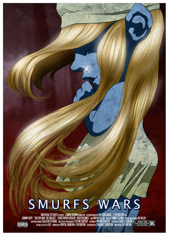 smurfswars Smurfs Wars   3 Awesome Illustrations