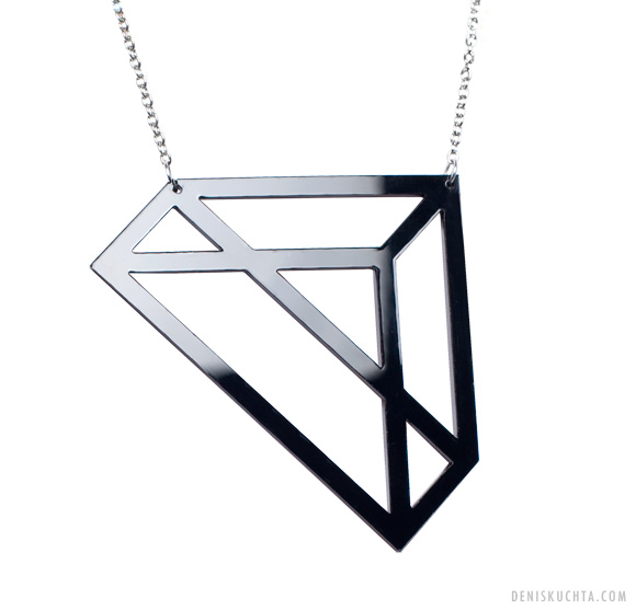 triangle pic on Design You Trust triangle Triangle acrylic necklace.