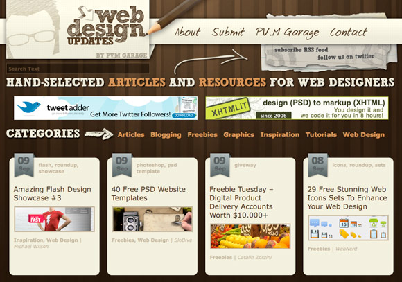 updates pic on Design You Trust updates 20 (More) Daily Sources for Design and Dev News, Tips & Tricks