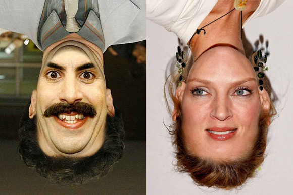 upsidedown2 Celebrities upside down pictures