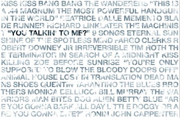 you talkin white 01 Coulson Macleod Limited Edition Typographic Art