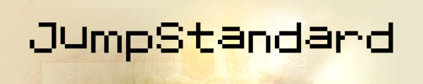 01jumpstandardregular Monday free pixelated fonts