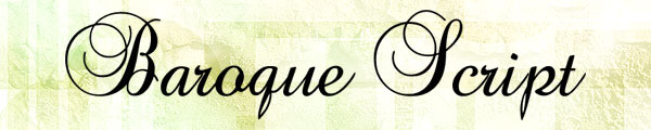 04baroquescript pic on Design You Trust 04baroquescript Tuesday free script fonts