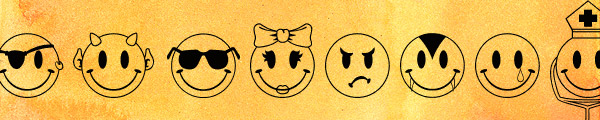 Tuesday free dingbat fonts 05jlssmilessampler Tuesday free dingbat fonts
