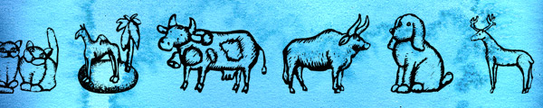 Tuesday free dingbat fonts part2 07woodcutanimals Tuesday free dingbat fonts part2