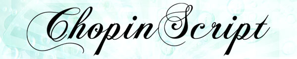 08chopinscript pic on Design You Trust 08chopinscript Tuesday free script fonts