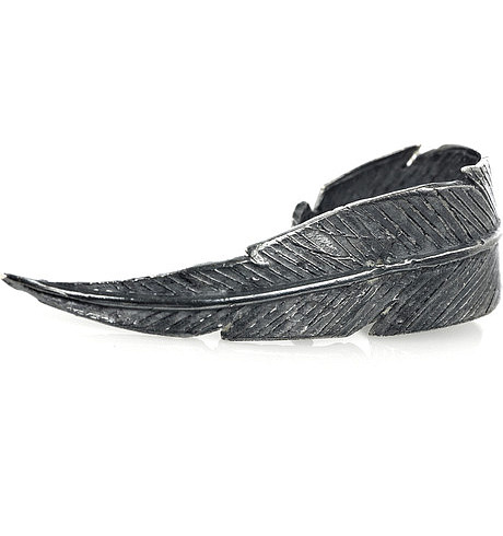 1 198 pic on Design You Trust 1 198 Daisy Knights | Lornie Oxidized Silver Feather Ring