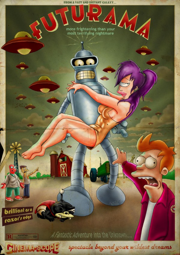 20100729 3023130993 50e05ba678 b600x848 40 Futurama Inspired Artworks