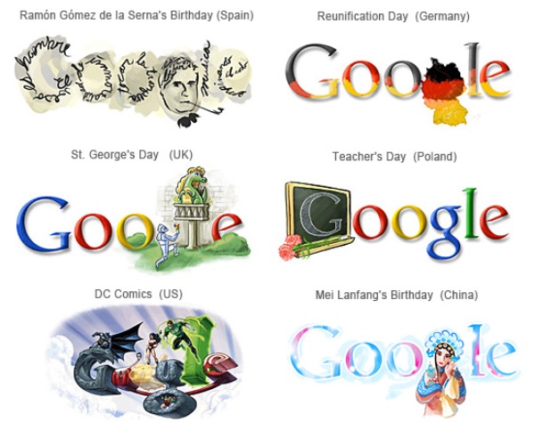 240companylogodesigns1 80 spectacular Google doodles 