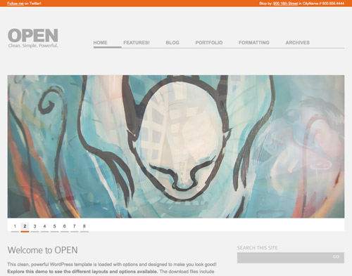 The Best New Wordpress Themes for Porfolios 2open The Best New Wordpress Themes for Porfolios