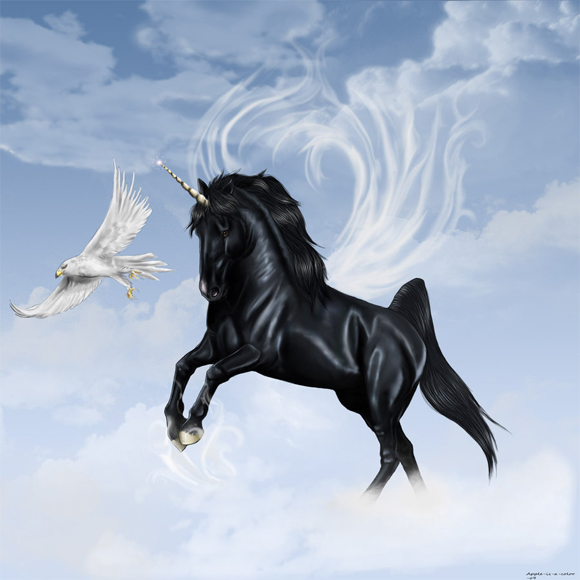 580x580 02 60 Beautiful Fantasy Unicorn Artworks