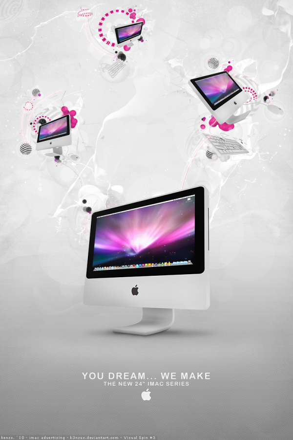 600px pic on Design You Trust 600px Composite an iMac Render into an Incredible Apple Advertisement