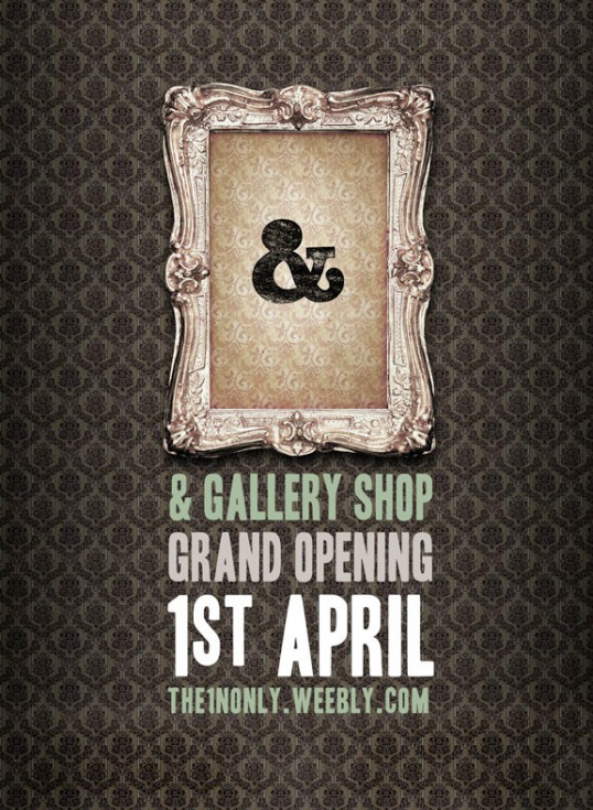 9324851 01 & Gallery Shop (ONLINE SHOP) Grand Opening  1ST APR