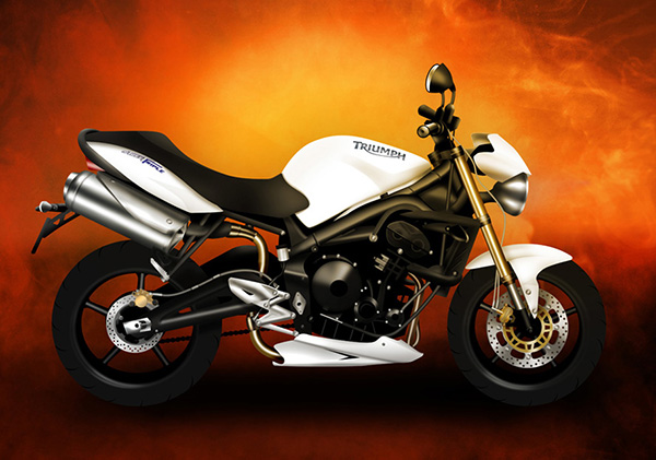 BIKE 03 Photoshop illustrations