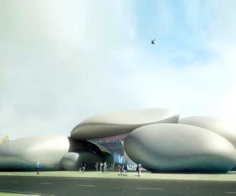 Pebble inspired Batumi Aquarium by Henning Larsen Architects BatumiAquarium Pebble inspired Batumi Aquarium by Henning Larsen Architects