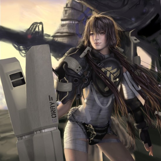 CG Girl 45 by iDNAR550x550 pic on Design You Trust CG Girl 45 by iDNAR550x550 CG Girls – 11 awesome illustration by iDNAR