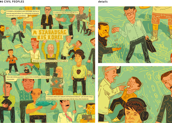 CIVIL hungarian comics from Zsolt Vidak
