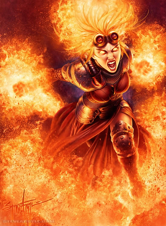 Chandra Nalaar by SteveArgyle pic on Design You Trust Chandra Nalaar by SteveArgyle 34 amazing fire illustration