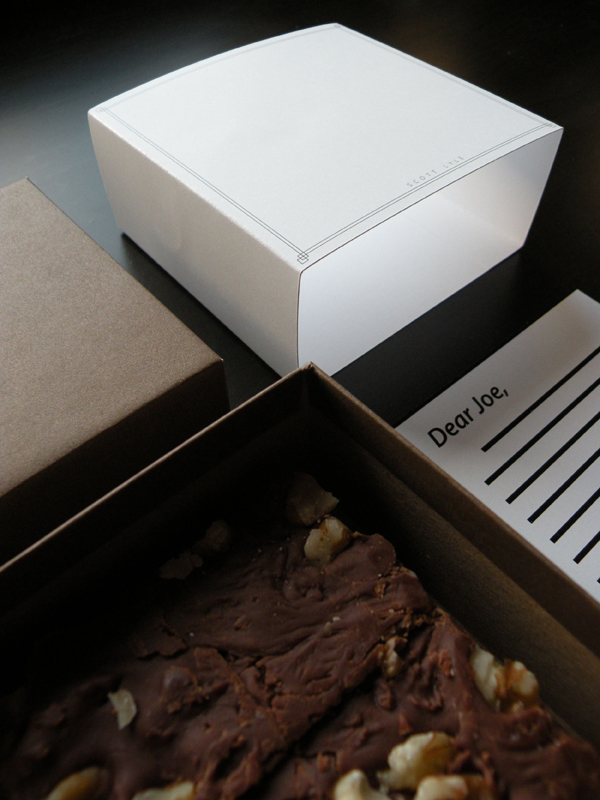  HANDMADE Brownie Gift box   Scott Lyle