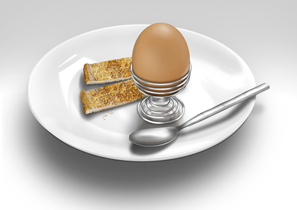Egg soldiers 06 Photoshop illustrations