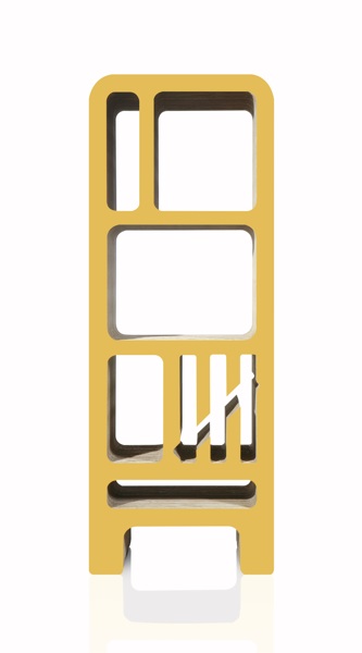 F4H Dienes BookshelfDickens Cardboardyellow pic on Design You Trust F4H Dienes BookshelfDickens Cardboardyellow Cartoon furniture from @Fashion4Home
