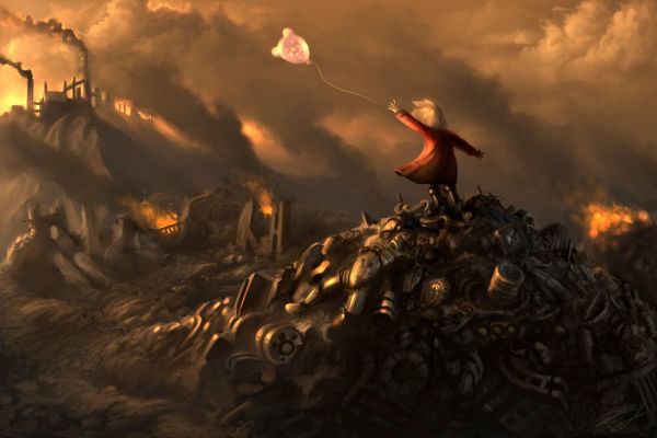 Forever Lost Beautiful Digital Illustrations by Daniel Conway
