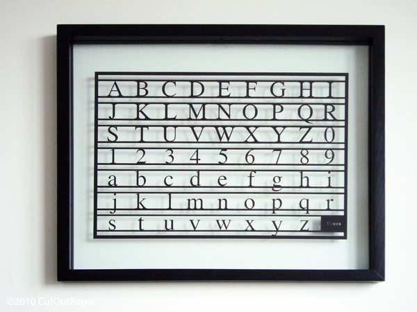 Typography Laser Cuts Framed 1 600 Typography Laser Cuts