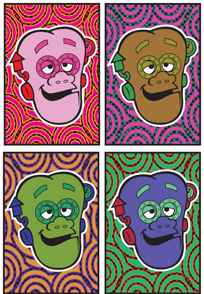 The Thing, a Cartoon Skull & Frankenberry Frankenberry The Thing, a Cartoon Skull & Frankenberry