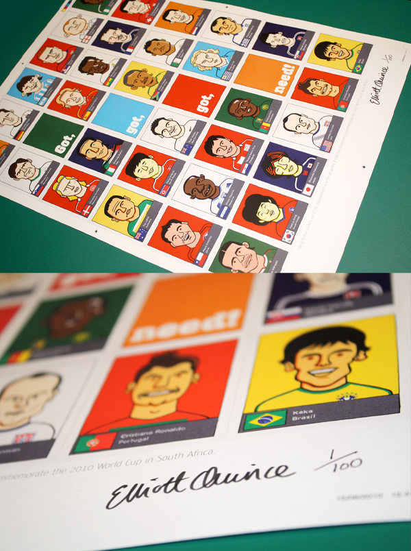 World Cup Illustration Limited edition prints GGGNposter World Cup Illustration Limited edition prints