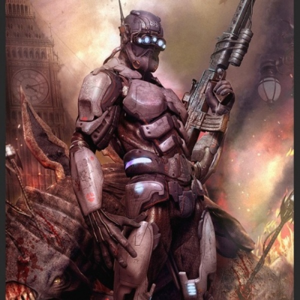 Stunning CG Robots for Inspiration Huntercgrobot Stunning CG Robots for Inspiration
